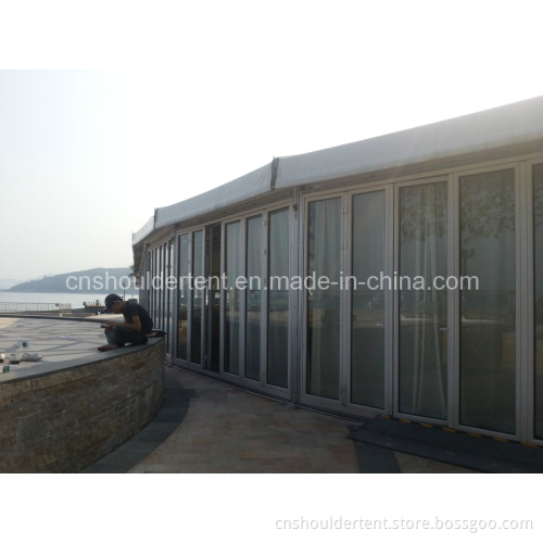 Hot Outdoor Exhibition Tents with Glass Wall (SDG007)